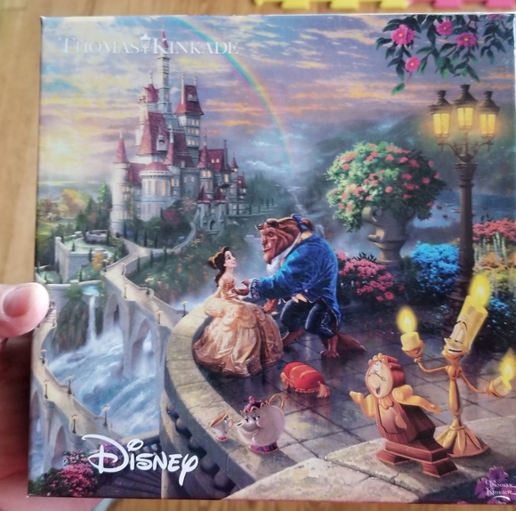Thomas Kinkade Beauty and The Beast Puzzle, 750 - Picture 4 of 5